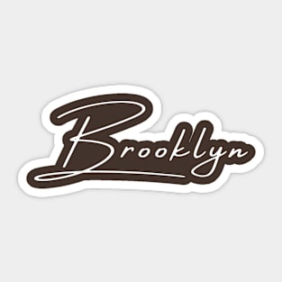 Brooklyn Cursive Sticker